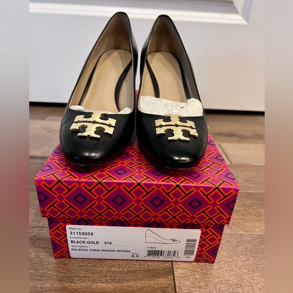 Tory Burch Raleigh 70mm Wedge - Picture 1 of 7